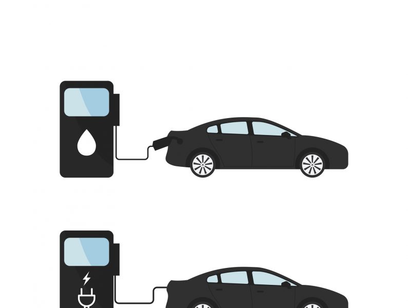 Gas vs. Electric — Circa 1895