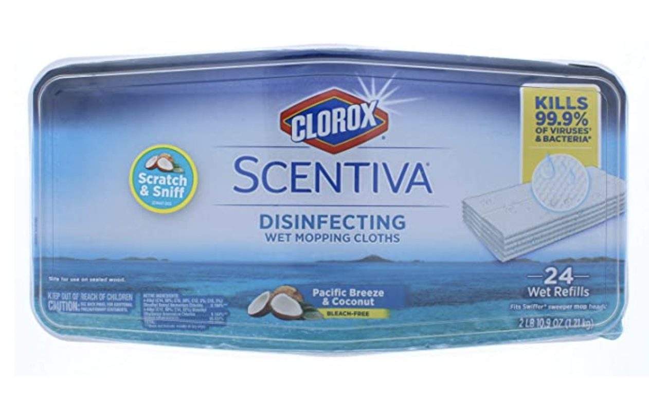 Scentiva Disinfecting Wet Mopping Cloths