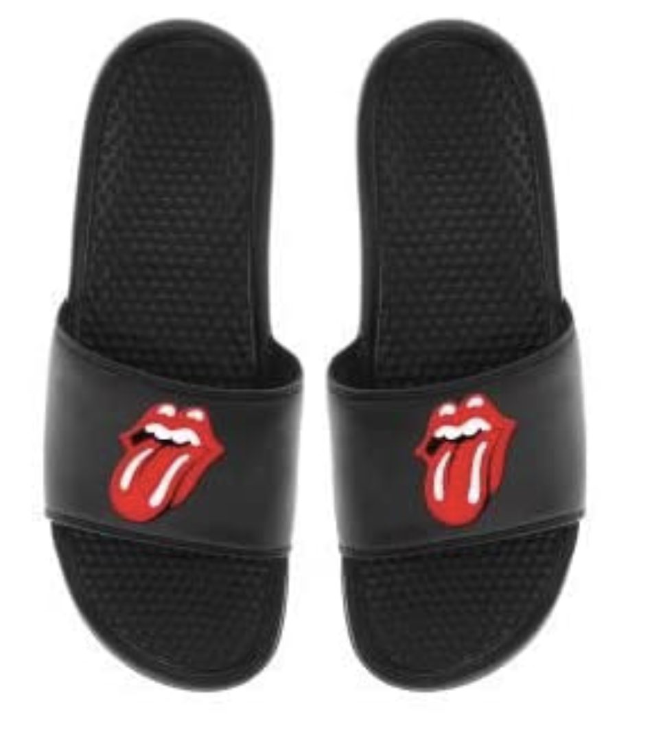 Rolling Stones Logo Black Slides