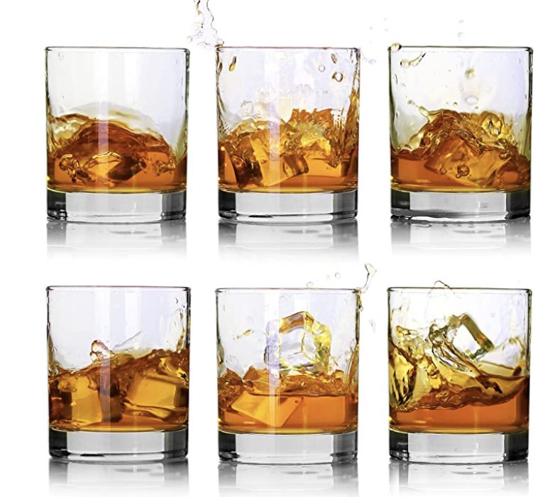 Whiskey Glasses-Premium 11 OZ Scotch Glasses Set of 6