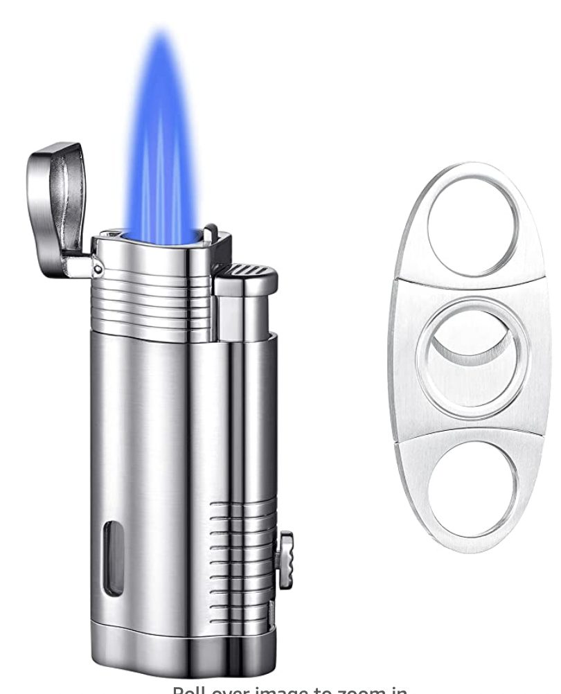 Boonfire Torch Lighters, Cigar Lighter, Lighter Set and Cigar Cutter