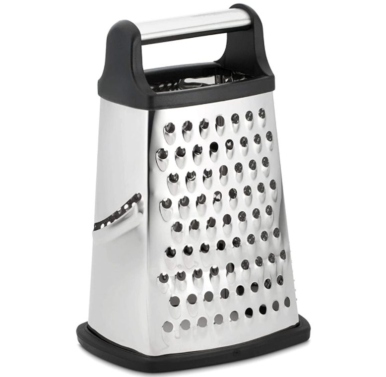 Professional Box Grater, Stainless Steel with 4 Sides