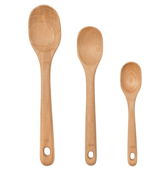 OXO Good Grips 3-Piece Wooden Spoon Set