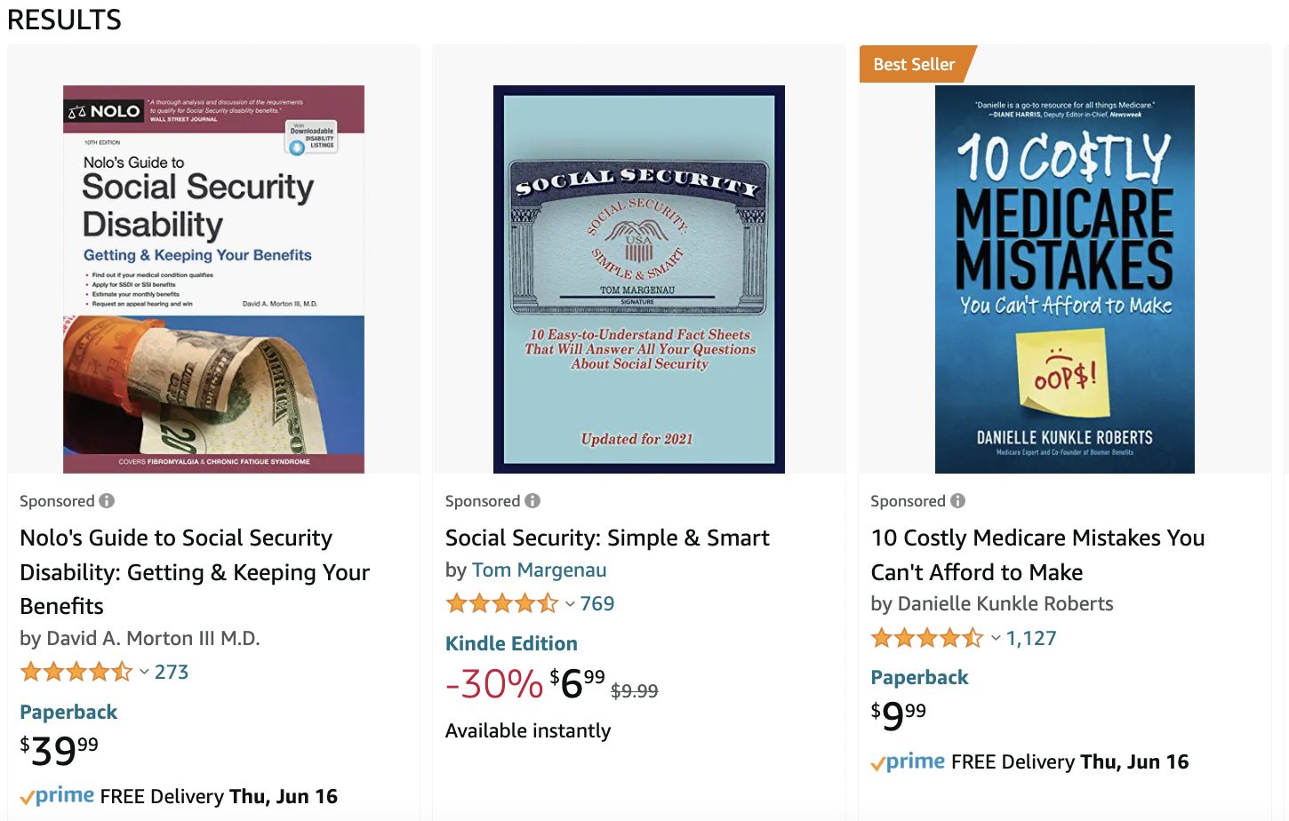 Social Security Books