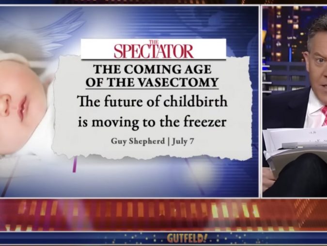 Gutfeld: The reversible vasectomy will solve all our problems